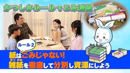 雑紙(ざつがみ)を徹底して分別し、資源にする 画像