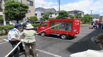まちかど防災訓練車