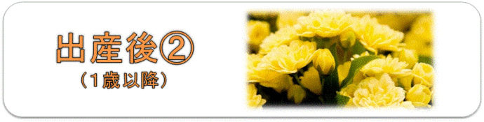出産後2(1歳以降)