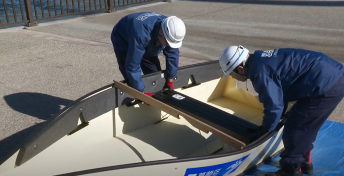 ボートの組み立て