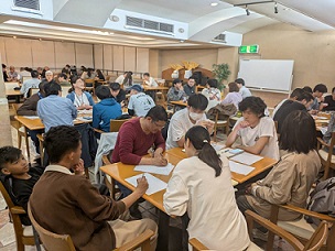 学習風景の写真