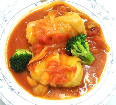 ロールキャベツトマトソース煮