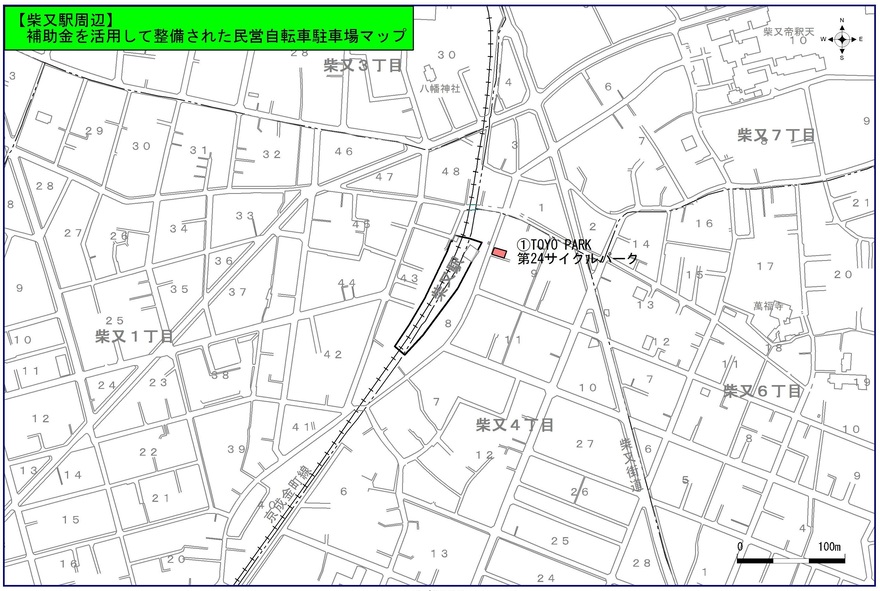 柴又駅周辺マップ
