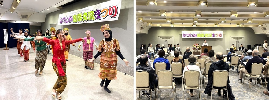 かつしか国際交流まつりの様子