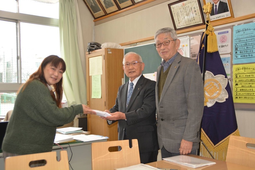 募金受け渡し状況