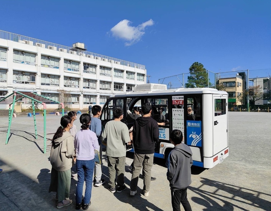 川端小試乗風景