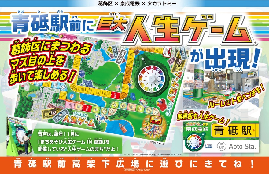 人生ゲーム装飾ポスター