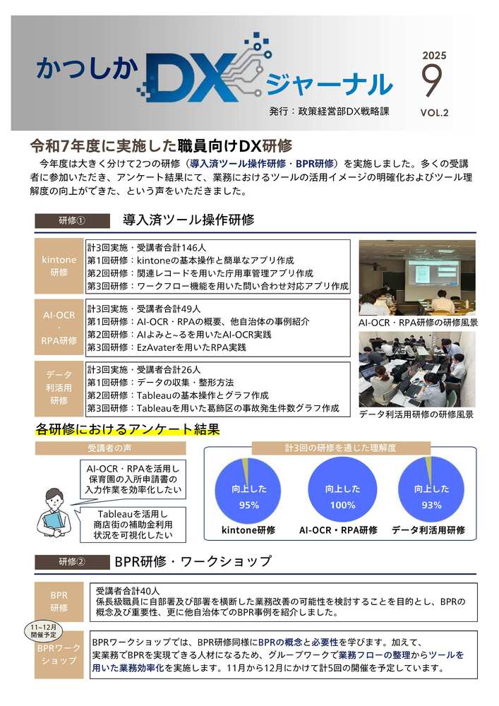 かつしかDXジャーナル令和7年9月号(表紙)