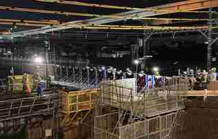 止水板設置完了状況です