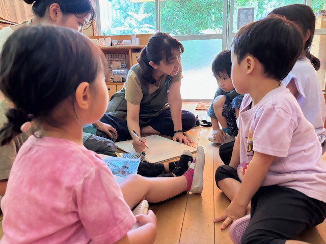 子供たちと馬
