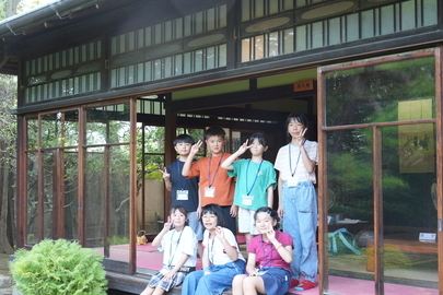 山本亭での集合写真