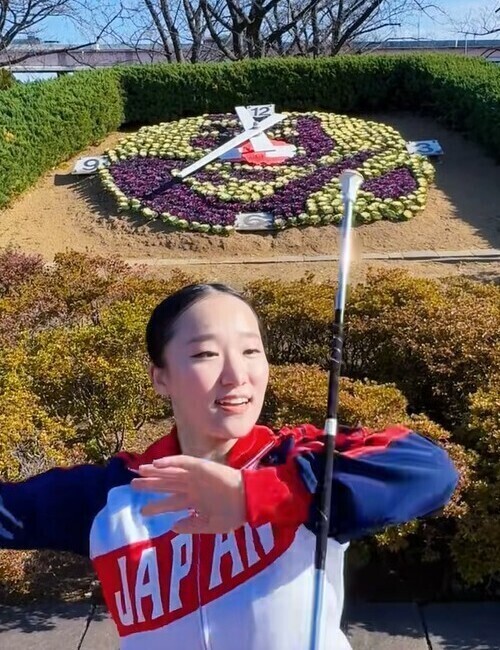 写真：バトントワリングの様子