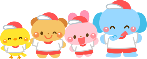 運動会のイラスト