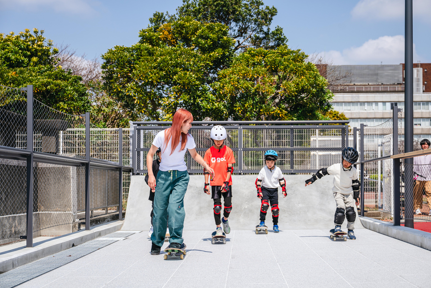 スケートボード場