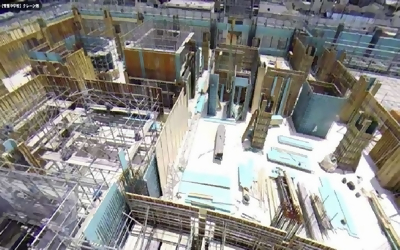 常盤中学校新校舎建設工事の写真