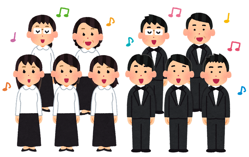 合唱イラスト